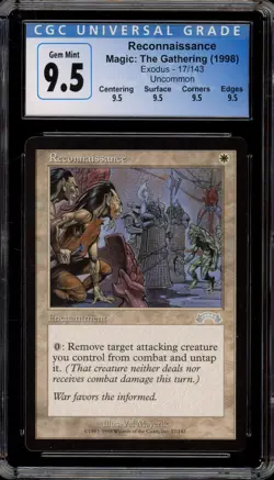 Magic MTG Reconnaissance Exodus #17 CGC 9.5 - Image 1