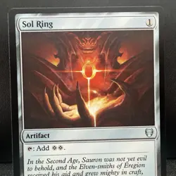 Sol Ring 0284 Commander: The Lord of The Rings LTC MTG NM - Image 1