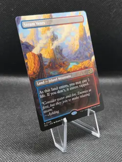 Steam Vents (Borderless) #348 - Lorwyn Eclipsed (ECL) - MTG Magic - Pack Fresh - Image 2