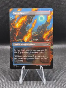 Steam Vents (Borderless) #348 - Lorwyn Eclipsed (ECL) - MTG Magic - Pack Fresh - Image 4