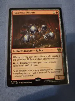 Ravenous Robots Rare MTG Ninja Turtles - Image 1