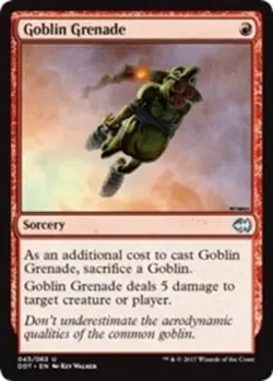 4x Goblin Grenade NM-Mint, English Duel Decks: Merfolk vs. Goblins MTG Magic - Image 1