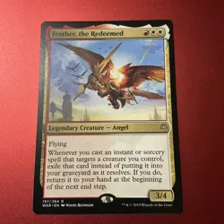 MTG Magic the Gathering Feather, the Redeemed (197/330) War of the Spark - Image 1
