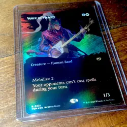 Voice Of Victory Foil Borderless Foil 331 MTG NM Tarkir - Image 1