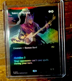 Voice Of Victory Foil Borderless Foil 331 MTG NM Tarkir - Image 2