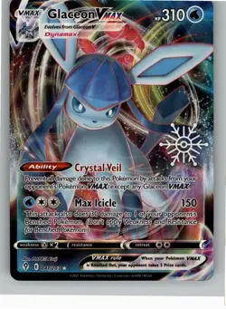 GLACEON VMAX 041/203 HOLO ULTRA RARE MISCELLANEOUS CARDS & PRODUCTS POKEMON NM - Image 1