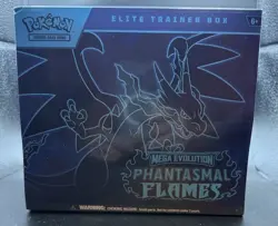 POKEMON CENTER PHANTASMAL FLAMES (ME02) ELITE TRAINER BOX ETB FACTORY SEALED - Image 1