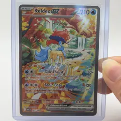 POKEMON TCG SV WHITE FLARE KELDEO EX 167/086 SPECIAL ILLUSTRATION RARE NEAR MINT - Image 2