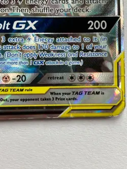 PIKACHU & ZEKROM GX 2019 POKEMON BLACK STAR PROMO TAG TEAM #SM168 - Image 4
