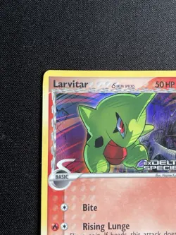 Pokemon Larvitar EX Delta Species Stamped 73/113 2005 Basic Common - Image 2