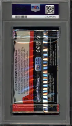 Pokemon Prismatic Evolutions Eevee And Sylveon Art Sealed Booster Pack PSA 9 - Image 2