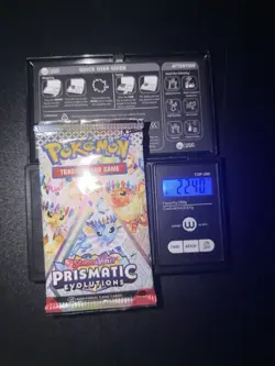 🔥22.40 Gram🔥 HEAVY!!! Prismatic Evolutions Pack! Sealed! PRE S&V Pokemon - Image 1