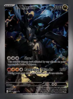 N'S ZEKROM - 031 031 HOLO P ME: MEGA EVOLUTION PROMO POKEMON NM/M - Image 1