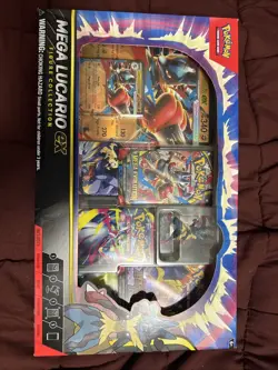Pokemon TCG Mega Lucario ex Premium Figure Collection Box. Dented In Some Places - Image 1