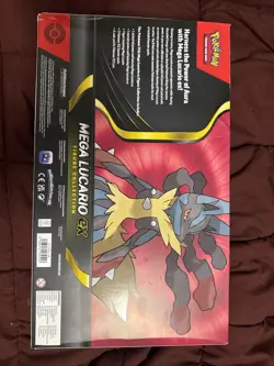 Pokemon TCG Mega Lucario ex Premium Figure Collection Box. Dented In Some Places - Image 2