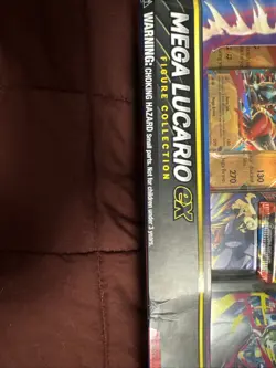 Pokemon TCG Mega Lucario ex Premium Figure Collection Box. Dented In Some Places - Image 4