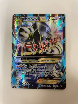 Pokemon M Mewtwo EX 159/162 Breakthrough Full Art Mega Holo 230HP Ultra Rare - Image 4