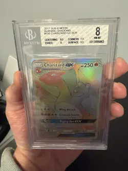 Pokemon TCG: Burning Shadows Charizard GX #150 BGS 8! Canadian Bids Only. - Image 2