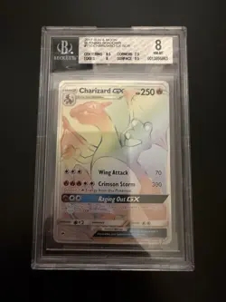 Pokemon TCG: Burning Shadows Charizard GX #150 BGS 8! Canadian Bids Only. - Image 3