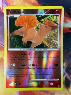 Vulpix 102/127 NM Common Reverse Holo Platinum 2009 Pokemon TCG - Image 1
