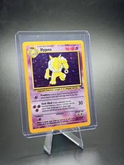 Pokemon Hypno 8/62 Fossil Holo Rare Unlimited 90 HP Wizards of the Coast - Image 1