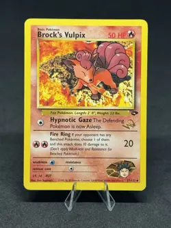 Pokemon Brock's Vulpix [W Stamped] 37/132 Wotc Promo Regular [2] - Image 1