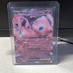 Pokemon Mew EX 151/165 Scarlet & Violet 151 Ultra Rare Full Art Holo 180 HP - Image 1