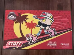 2025 Pokemon World Championships Anaheim STAFF Playmat Toedscool - Image 1