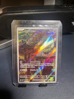 Pokemon TCG Drowzee Scarlet & Violet Base Set 210/198 Illustration Rare Holo - Image 1