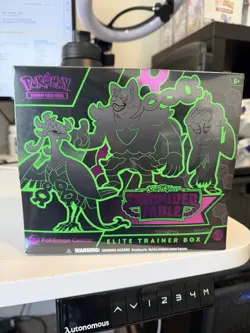 Shrouded Fable Pokemon Center exclusive ETB Elite Trainer Box Sealed Small Tear - Image 1