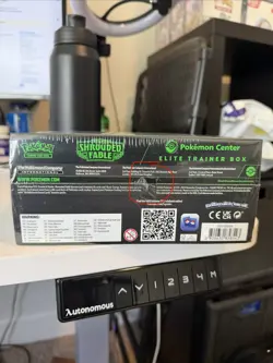 Shrouded Fable Pokemon Center exclusive ETB Elite Trainer Box Sealed Small Tear - Image 2