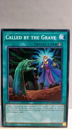 Called By the Grave 1st Edition Error [NM] - Yu-Gi-Oh! SDWD [Common] - Image 1