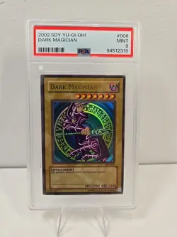 2002 YU-GI-OH! STARTER DECK: YUGIOH #006 DARK MAGICIAN PSA 9 - Image 1