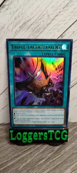 Yu-Gi-Oh! Triple Tactics Talent / BLMM EN170 1st Edition NM - Image 1