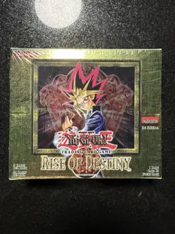 YUGIOH 2004 BOOSTER BOX RISE OF DESTINY ENGLISH 1ST ED MINT SEALED - Image 1
