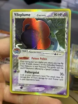 Vileplume 17/110 Delta Species Deoxys 2/17 EX Era Reverse Holo Pokemon - Image 4