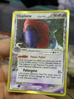 Vileplume 17/110 Delta Species Deoxys 2/17 EX Era Reverse Holo Pokemon - Image 5