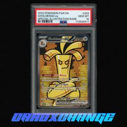 2023 Pokemon Paradox Rift 252 Gholdengo ex SIR PSA 10 Gem Mint - Image 1
