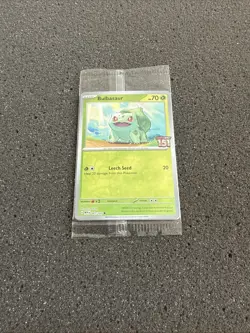 Bulbasaur Pokemon TCG Scarlet & Violet 151 Best Buy Stamped Promo Sealed 001/165 - Image 5