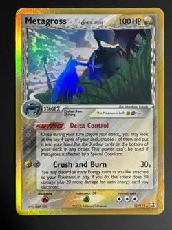Pokemon TCG Metagross (Delta) EX Delta Species 11/113 Holo Rare WOTC Vintage - Image 1