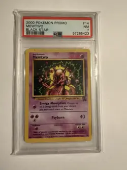 Pokemon Mewtwo 14/53 Wotc Promo Regular Promo 70 HP English 2000 PSA 7 - Image 1
