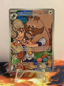 Pokemon Arven s Greedent + Cynthia's Roserade Lot - Image 1