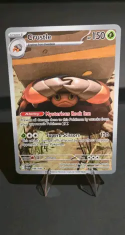 Pokemon TCG SV10 Destined Rivals Crustle 186/182 Holo Card - Image 1