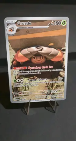 Pokemon TCG SV10 Destined Rivals Crustle 186/182 Holo Card - Image 2