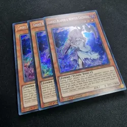 3x Ghost Reaper & Winter Cherries playset - SHVI 1st Edition Yugioh Secret Rare - Image 2
