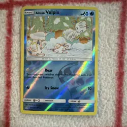 The Pokemon Company Alolan Vulpix Sm-Ultra Prism 30/156 60 HP Reverse Holo - Image 1
