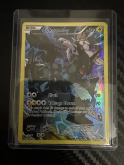 Pokemon Zekrom XY76 Black Star Promo Full Art Holo Rare - Image 1