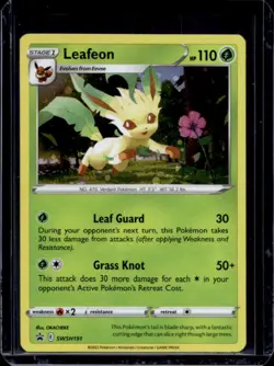 2019-2023 Pokemon SWSH Black Star Promos Leafeon Holo #SWSH191 - Image 1