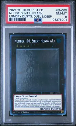 Yu-Gi-Oh! - Number 101: Silent Honor Ark 2022 LED9-EN000 1st Edition PSA 8 - Image 1
