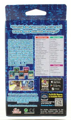 Yu-Gi-Oh! - Obelisk the Tormentor Egyptian God Deck - 2020 - Image 2